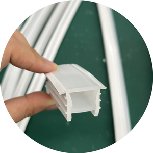 Profil Silikon Neonrohr abdeckung LED-Streifen abdeckung <span class=keywords><strong>Dryw</strong></span> Verschiedene Größen 10x10 12x12 14x14 für Neonlicht röhre - Product Image 1