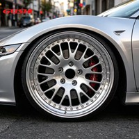 Jantes forgées personnalisées GS brossées et polies 2 pièces 19 20 21 22 24 26 pouces 5x114.3 5x112 5x120 pour voitures Benz BMW Audi