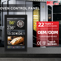 Contrôleur d'écran tactile pour four commercial MK5L19-61, étanche IP68, résistant à l'huile ±1 ℃   Précision de la température 5-450 ℃   Panneau de contrôle de température