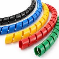 Manchon de protection en spirale PP pour faisceaux de câbles de distributeurs automatiques et de kiosques