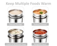 Chauffe-soupe électrique numérique 10L à température contrôlée, idéal pour garder les soupes au chaud lors d'événements de restauration