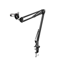 Support de téléphone portable et iPad réglable, rotatif à 360°, pliable, en métal, à bras long flexible, pour bureau, table et lit