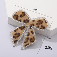En stock : Nouveaux patchs thermocollants léopard en strass, appliques décoratives en tissu maillé pour vêtements, chaussures, chapeaux, sacs – Vente en gros