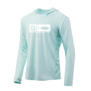 Camiseta UPF 50, Protección Solar, <span class=keywords><strong>Ropa</strong></span> de <span class=keywords><strong>Pesca</strong></span>, Color Sólido, Sudadera con Capucha de <span class=keywords><strong>Pesca</strong></span> para Hombre, Manga Larga, Malla Ventilada, Protección UV - Product Image 1