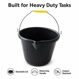 Bac de mélange pour ciment en plastique robuste, cuve à mortier pour chantier de construction, bac en caoutchouc flexible renforcé, vente en gros - Product Image 2
