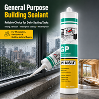 Scellant en silicone multi-usages pour la construction, résistant aux intempéries, à séchage rapide, à forte adhérence, pour fenêtres en verre, 300 ml