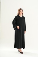 Vestidos Abaya Musulmanes Clásicos para Mujer, con Rayas, de Excelente Calidad, Corte Cómodo y Fluido