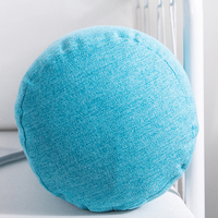 Coussin de yoga cylindrique personnalisé avec logo - Coton perlé et lin, coussin de méditation lavable, pliable, faible MOQ