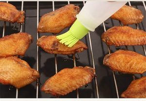 Wholesale Silicone Oil <b>Bottle</b> <b>Brush</b> Pastry Basting <b>Brushes</b> Oil <b>Bottle</b> with Basting <b>Brush</b> - Product Image 4
