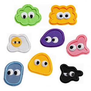Cute Self Sticker Embroidery <b>Biscuit</b> Egg Patches for Decoration - Product Image 1