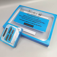 Emballage en blister floqué personnalisé pour cosmétiques, plateau d'emballage en forme de coquille de palourde