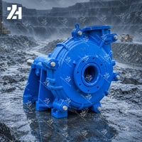 Pompe centrifuge robuste en alliage de chrome pour le traitement des minerais, le déchargement des usines et le transport des résidus