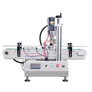 High Quality Semi Auto Desktop Plastic Dropper Cover Screw Capping Machine