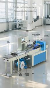 Machine d'emballage de sachets multifonctionnelle avec paramètres personnalisés et axe de <span class=keywords><strong>film</strong></span> interverrouillable pour un emballage fiable. - Product Image 5