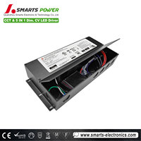 UL cUL 5 en 1 variable réglable tension constante 12v 24v pilote led haute puissance 300w alimentation à découpage 277Vac