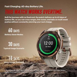 Reloj Inteligente GPS Resistente <span class=keywords><strong>Zeblaze</strong></span> <span class=keywords><strong>Stratos</strong></span> 4 Pro, Reloj Deportivo para Exteriores de 1.43 Pulgadas, 5ATM IP69K, Linterna Integrada - Product Image 6