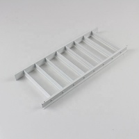 Grilles de ventilation à double déflection en aluminium modernes pour systèmes de ventilation
