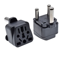 Adaptateur de prise universel Afrique du Sud US/EU/UK/AU vers Afrique du Sud Inde Sri Lanka Prise WY-010L