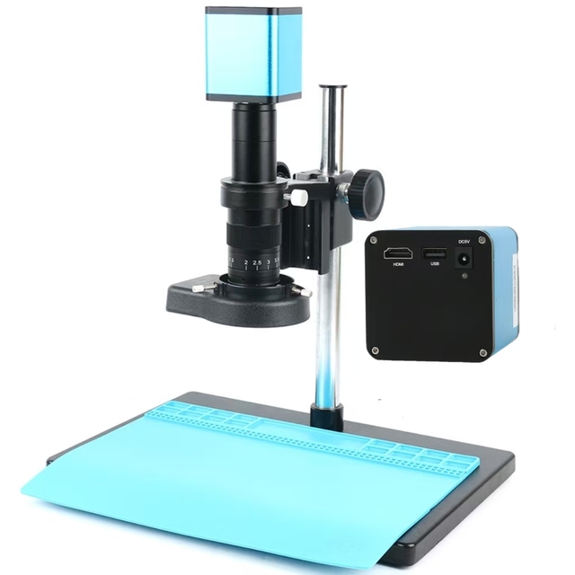 1080P 60FPS Autofocus Measuring Digital Microscope Camera for Mobile Phone Repair with 180X 200X Lens