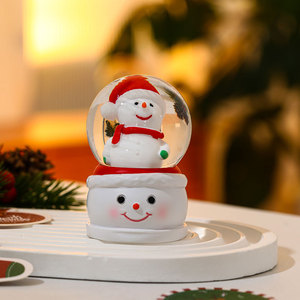Nuova Decorazione Natalizia con Sfera <span class=keywords><strong>di</strong></span> Cristallo Luminosa, Ornamento in Vetro con Babbo <span class=keywords><strong>Natale</strong></span>, Regalo per Bambini per <span class=keywords><strong>la</strong></span> <span class=keywords><strong>Vigilia</strong></span> <span class=keywords><strong>di</strong></span> <span class=keywords><strong>Natale</strong></span> - Product Image 6
