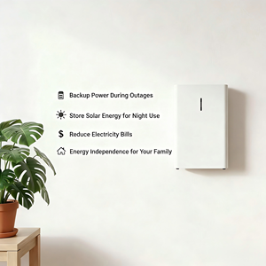 10kWh Lithium Iron Phosphate Solar <b>Battery</b> Wall-<b>Mounted</b> Home Energy Storage System - Product Image 2