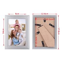 Cadre Photo en Bois MDF Noir de Haute Qualité, Formats A4, A3, 5x7, 8x10, 11x14, 12x18, Cadre Mural à Suspendre Personnalisable pour Affiche et Peinture