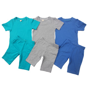 Conjunto de Pantalones Cortos Deportivos de Dos Piezas en 37 Colores Sólidos para Niñas, Ropa de Verano para Niñas Pequeñas, Conjuntos de Ropa Infantil de Boutique - Product Image 4