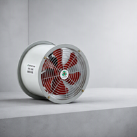 Ventilateur axial industriel 150 mm pour l'extraction de fumée et de poussière, ventilateur axial 220 V pour projets d'extraction en atelier et distributeurs