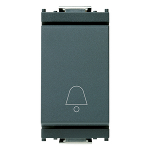 Bell Button 1P NO 10A Grey Doorbell <b>Switch</b> - Product Image 1