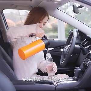 800ml Offre Spéciale électrique chauffé voyage tasse à café 24v électrique chauffage bouilloire <span class=keywords><strong>voiture</strong></span> intelligente chauffage Dc12v bouilloire - Product Image 2