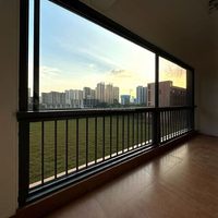 Fenêtres en aluminium pour maisons, cadre étroit moderne, isolation thermique, insonorisation, fenêtre coulissante, économie d'énergie, verre Low-E