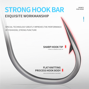 RIKIMARU-anzuelos de pesca con cabeza de plomo, anzuelos de pesca, anzuelos de pesca con púas, 10 unidades - Product Image 6
