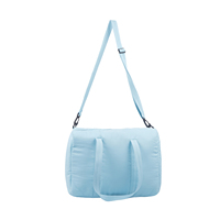 Sac fourre-tout matelassé grande capacité avec logo personnalisé, sacs à bandoulière décontractés pour femmes, sac à main multifonctionnel pour les trajets quotidiens