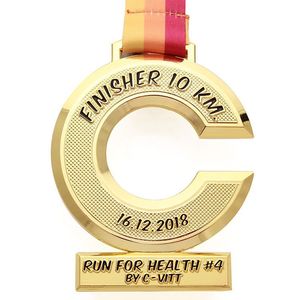 Bán buôn Trung Quốc Nhà cung cấp độc đáo Xoắn sáu sao hình dạng tổ chức sự kiện huy chương cho tổ chức từ thiện chạy và gây quỹ - Product Image 2