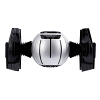 Speaker Bluetooth Model Pesawat Tempur TK-01 dengan Lampu LED Sci-Fi, Subwoofer Nirkabel Bass Tinggi, Speaker Portabel untuk Gaming/Hadiah