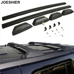 JOESHIER Barra Transversal de Techo Negra de Alta Calidad, de Aleación de Aluminio, Fácil Instalación, Portaequipajes de 100 kg+ para Hummer H3 - Product Image 1