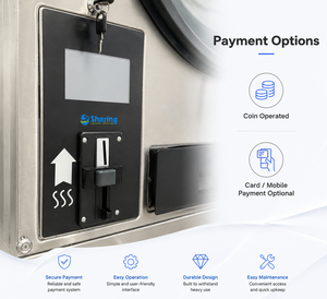 Lavadora-Secadora Comercial Apilable para Negocios de Lavandería de Alta Rentabilidad con Espacio Limitado - Product Image 5