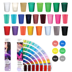 Bicchieri di Plastica da 12oz/16oz/32oz OEM Personalizzati a Prezzo Economico, Bicchieri per Stadio, Birra, Matrimoni ed Eventi con Logo - Product Image 4