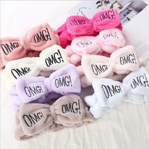 Diadema <span class=keywords><strong>de</strong></span> yoga SPA OMG <span class=keywords><strong>para</strong></span> mujer y niña, turbante elástico <span class=keywords><strong>de</strong></span> forro polar suave y reutilizable, antideslizante, talla única <span class=keywords><strong>para</strong></span> el cabello. - Product Image 1