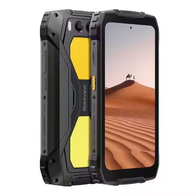 Blackview BV7300 Rugged Android 14 Smartphone 6.67'' HD+IPS 6GB RAM+ 256GB ROM 45W Fast Charge Black Color Mobile Phone