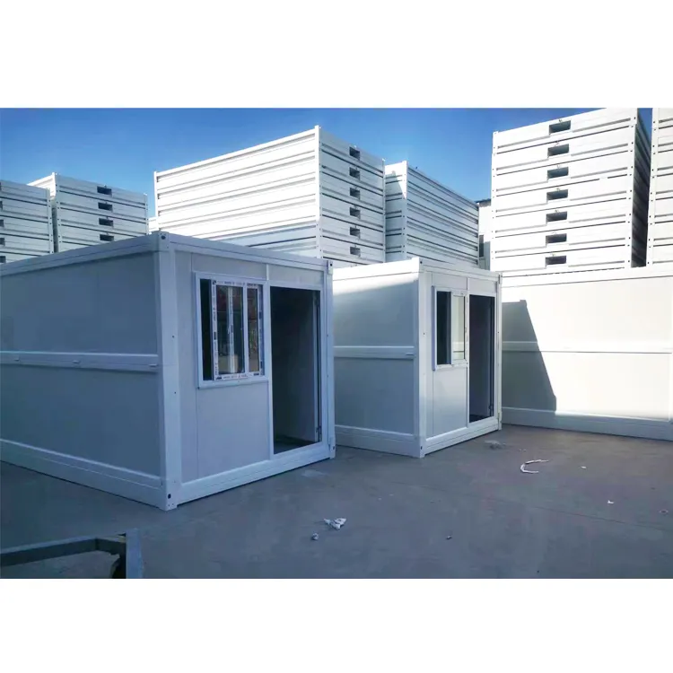 Two-Floor Belgium 40 ft High Quality Portable Earthquake Resistant Modular Green Folding Container Van Apartment House Hebei