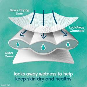 100% Couches de protection en gros, taille 4, 22 unités, hypoallergéniques, sans parabènes, sans latex, douces pour la peau, en tissu non tissé, 12-23 mois - Product Image 5