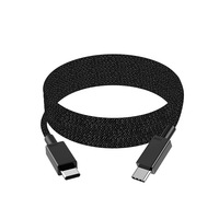 Câble de données USB-C Type-C en nylon tressé de 1,8 m pour vente en gros, charge rapide 3A, compatible iPhone 15, imprimante, ordinateur, lecteur de codes-barres, appareil photo, écouteurs