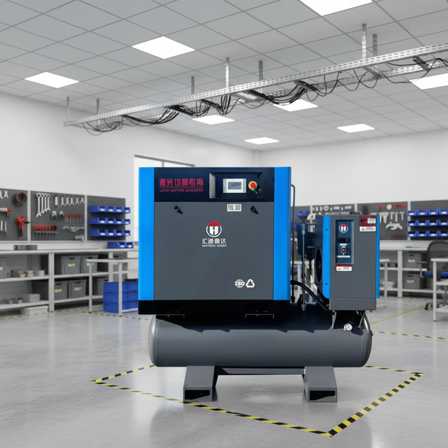 HUITONG XINDA Rotary Screw 16bar Oil-Free Air Cooled Compressor 7.5-50HP/5.5-37kW Energy Saving