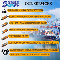 Transit maritime DDP Chine-USA pour l'Asie du Sud-Est, agent logistique porte-à-porte LCL FCL