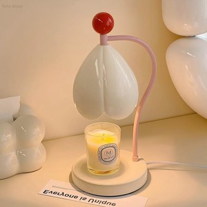 Lily Valley Aromatherapy Iron Candle Stand Creative Flame-Free Eco-Friendly Durable Ambient Desk <b>Bedside</b> Lantern Home Decoration - Product Image 1