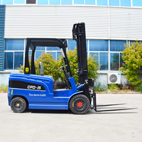 Elektrikli Forklift 1 Ton 1.5 Ton 3 Ton Depo Taşıma Asansörü Akülü Forklift 4 Tekerlekli Montacargas Satılık