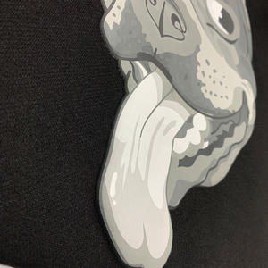 เสื้อสเวตเชิ้ตคอกลมทรงหลวมแบบมีฮู้ด รุ่นคัสตอม 310 แกรม สำหรับผู้หญิง สีดำ ผ้าฟลีซแนวตั้ง ระบายอากาศได้ดี พิมพ์ลายด้านหน้า เหมาะสำหรับฤดูใบไม้ร่วง/ฤดูหนาว - Product Image 6