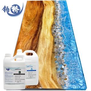 อีพ็อกซี่เรซิ่นกันน้ำทนทานต่อการฉีกขาดสูงโต๊ะอีพอกซี่ริเวอร์โปร่งใสสูง - Product Image 1