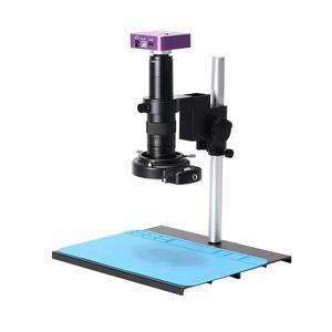 صورة حقيقية 51mb USB كاميرا فيديو رقمية صناعية أحادي 180x تكبير مجهر عدسة مثبتة على C لإصلاح المحمول لحام - Product Image 1